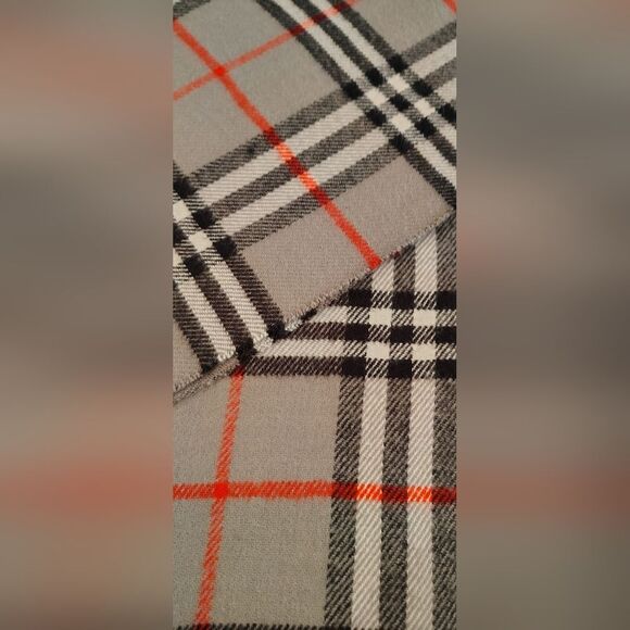 Plaid Fringe Winter Scarf Men's Women's Unisex - Picture 8 of 12